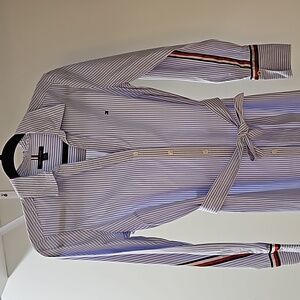 Tommy Hilfiger blue and white Shirt Dress